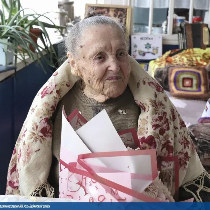 95 лет жительнице нашей станицы