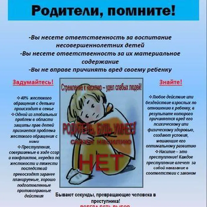 НАСИЛИЕ ПОРОЖДАЕТ НАСИЛИЕ.&nbsp;