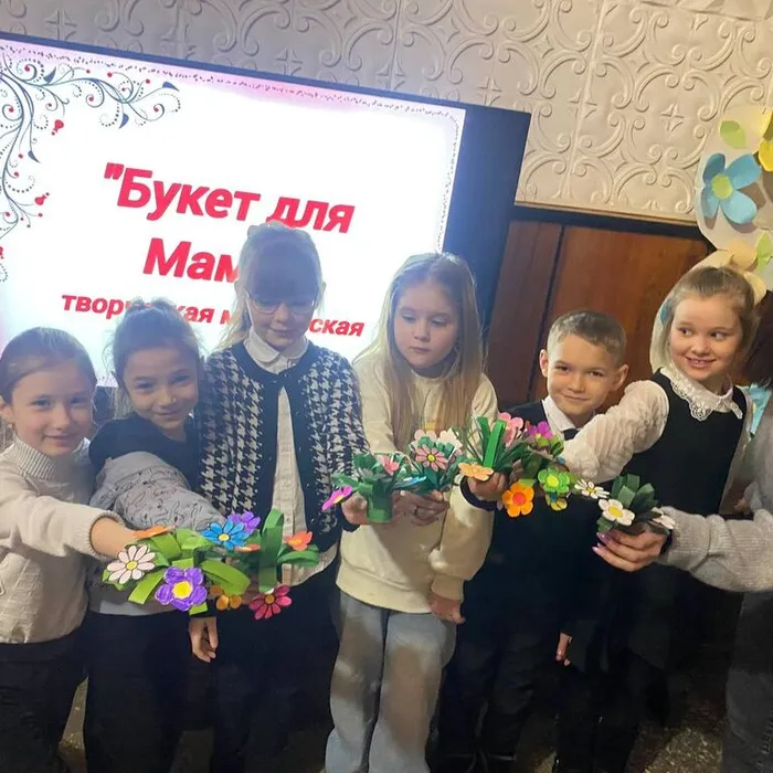 мастер класс  «Букет для Мам»