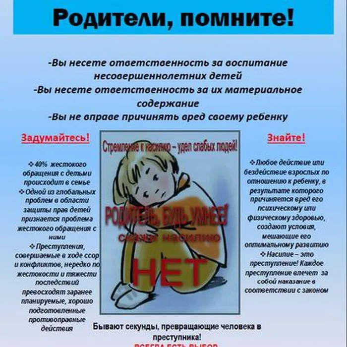 НАСИЛИЕ ПОРОЖДАЕТ НАСИЛИЕ.