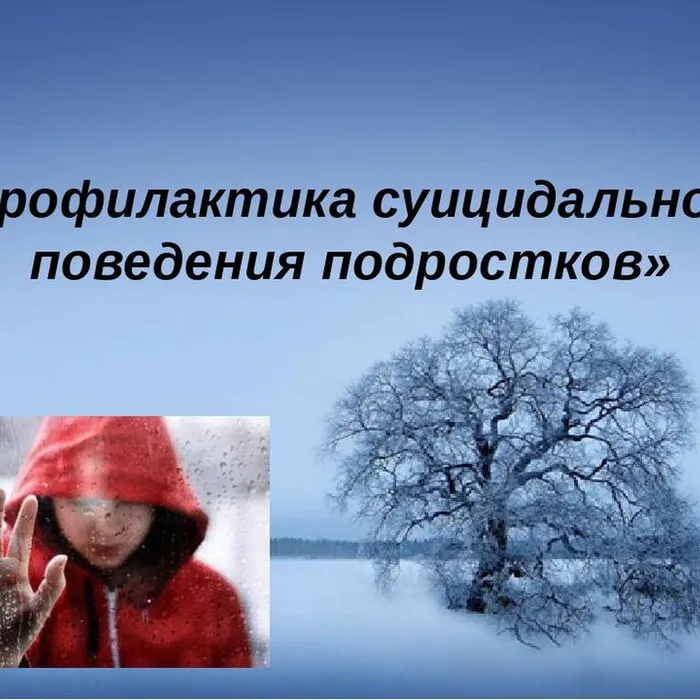 "Профилактика суицидального поведения подростков"